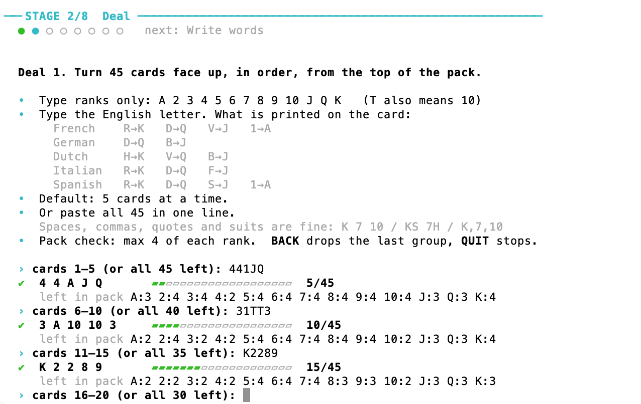Choosing the dice method